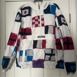 Members Only Men’s Hooded Pullover Windbreaker